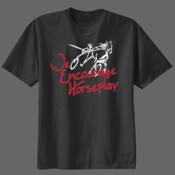 RA youth tee black